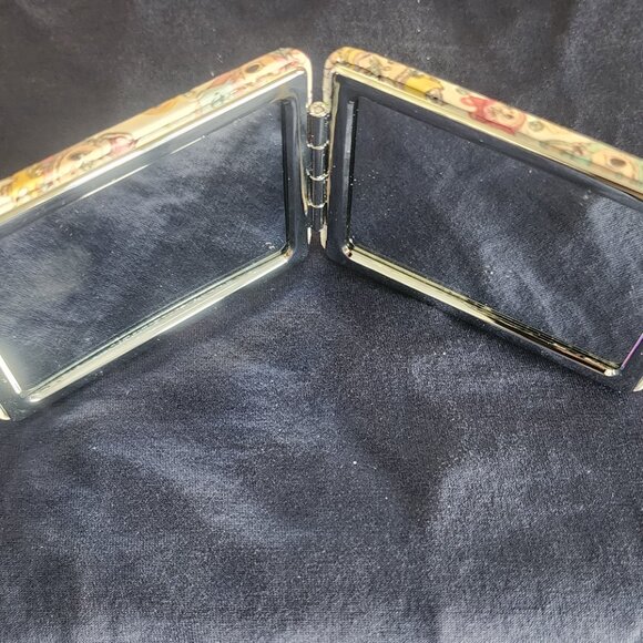 Labubu Monster makeup compact or pocket mirror with crystals NEW 3.5x2.5 inches - Picture 3 of 5